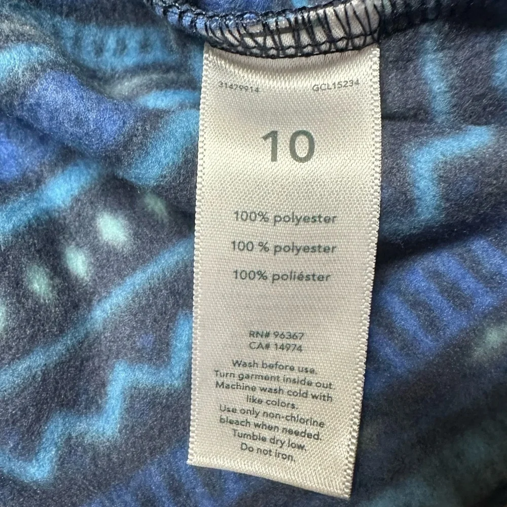 Oshkosh B’gosh Boy’s Fleece Zip Up Pullover. Size 10